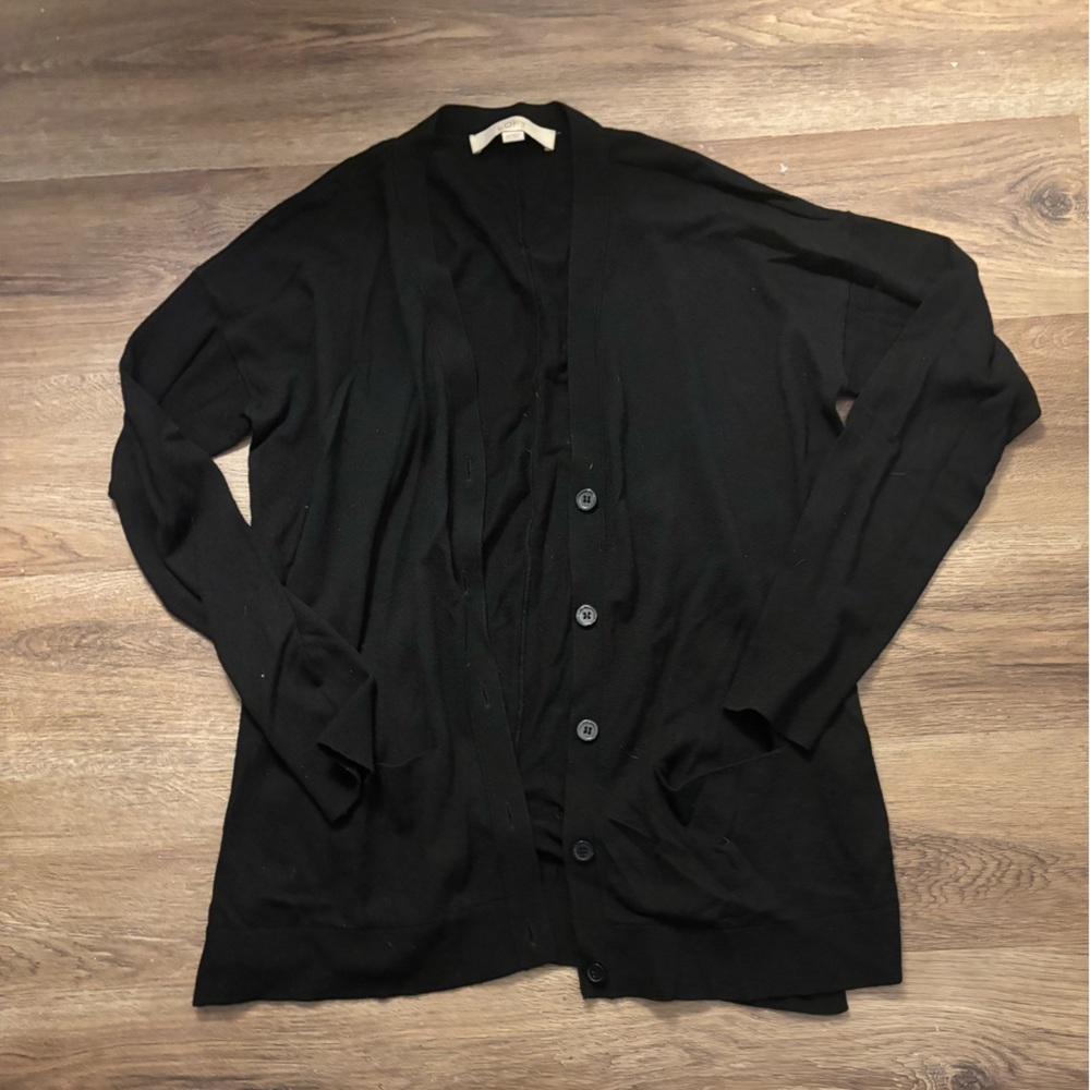 LOFT Classic Black Cardigan